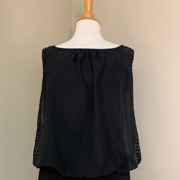 SCARLETT NITE BLACK DRESS SIZE 10 #29 - Picture 3 of 6